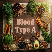 Blood Type A - Vintage Decorative Font